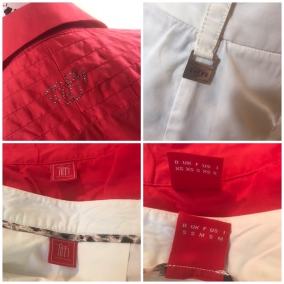 💖MEGA SALE💖Tiffi Women’s Set Skirt+Shirt Red White ALSU00229 - Picture 8 of 8